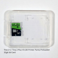Tina 2 S / Tina 2 Plus V3 (3D Printer Parts) Preloaded 32gb Sd Card picture