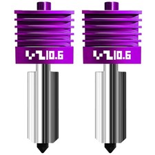 2 Pcs Upgraded 0.6mm A2L/P2S/H2D/H2C/H2S/X2D Hotend Kit with Anti-Stick MPVD ... picture