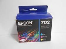 EPSON 702 Ultra Ink Standard Capacity Color Cartridge Combo Expired 04/2023 picture