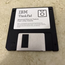 IBM Thinkpad Advanced Ethernet Features Flash Utility Diskette Floppy Disk picture