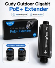 Cudy PoE+ Extender  POE15 Gigabit Outdoor IP67 Waterproof 10/100/1000Mbps RJ45 picture