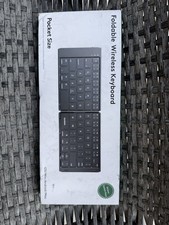 Samsers Foldable Wireless Ultra-Slim Scissor Switch Keyboard, Black QWERTY EN picture