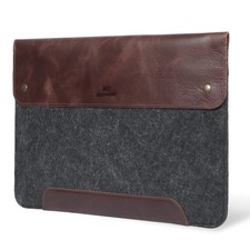 Genuine Leather & Fleece Case with MacBook 14 (M5, , M3, M2, M1) & MacBook Ai... picture