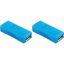 2-PACK USB 3.0 Type A Female to Female Adapter Coupler Gender Changer Connector picture