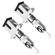 2-Pack ST to SC Adapter, Single Mode 9/125Um SC/UPC Female to ST/UPC Male Fiber picture