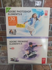 Genuine Original Adobe Photoshop Elements 8 and Premie Elements 8 NOB picture