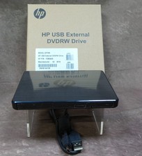 HP USB External DVD-RW Drive GP70N - F2B56AA Black Slim Portable CD/DVD - NEW picture