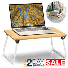 Mesa De Ordenador Pequeña Escritorio Para Cama Laptop Portatil Plegable Cuarto picture