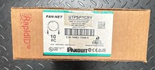 Lot of 10 Panduit UTPSP3GRY Cat6 3FT Green RJ45 Patch Cables TX6 Plus Ethernet picture