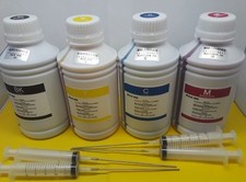 4 x 500ml Refill inkjet Dye Ink compatible for HP Canon Dell Brother Epson Print picture