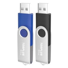 2Pack 64GB USB 2.0 Flash Drives Thumb Drives Memory Stick Jump Drive Zip Driv... picture