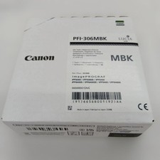 Canon PFI-306 MBK Ink Cartridge New Unopened Exp 2027.03 Genuine Japan picture