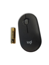 Logitech Pebble Mouse 2 M350s Slim Bluetooth Wireless Mouse PC Mac Chrome Black picture