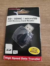 SD/SDHC/microSD USB Memory Card Reader New Sealed  picture