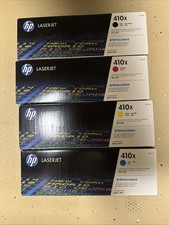 HP 410X High Yield Toner Set - CF410X CF411X CF412X CF413X - 4 Color Pack picture