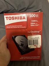 Toshiba Desktop P300 500GB 64MB 7200RPM 3.5