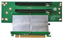 PCI-Express PCIE Dual (x16 x 2) 2U Riser Card with Ribbon picture