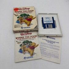 Winnie the Pooh Hundred Acre Wood Commodore Amiga Sierra Complete CIB Tested picture