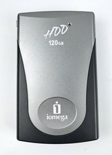 Iomega HDD120 120GB External Hard Drive USB 2.0 HDD w/ Power Adapter & Cable picture