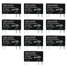 (10pcs)12V 5V 3v 3.3V Solid State Relay 1a,dc SSR,Input:3-32Vdc,Output:5-60Vd... picture