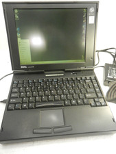 SUPER VINTAGE - DELL Latitude LM P-100SD Pentium 100Mhz LAPTOP - Windows 95 picture