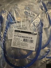 Lot of 10 legrand VS 1FT BLUE SNAGLESS C6 CM, 576-110-001, New S1 picture