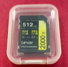 Lexar Professional 2000x 512GB SDXC UHS-II V90 Memory Card - Open Box / Unused picture