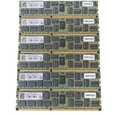 LOT (6) Transcend 16GB 2Rx4 DDR3 1600 ECC REG 240pin Server Memory picture