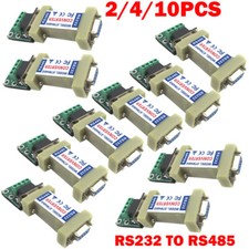 2/4/10 Pack 4 Pin RS232 to RS485 Communication Data Converter Adapters US picture