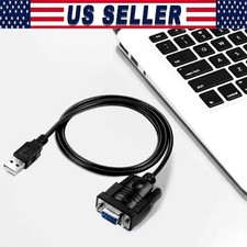 3.9 Ft USB 2.0 to Female DB9 RS232 Serial Converter 9 Pin Adapter Cable PDA picture