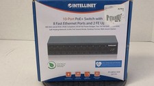 Intellinet IPS-08F02-95W 562102 10-Port PoE+ Switch *READ No Power Supply picture