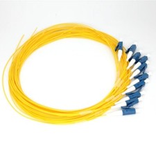 10pcs 1.5m 0.9mm Simplex SX SM LSZH Optical LC UPC Single Mode Fiber Pigtail picture
