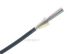 Indoor/Outdoor 6-Strand Multimode Tight Buffered 62.5 Fiber Optic Cable - 1000FT picture