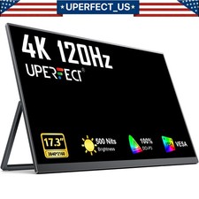 4K Portable Monitor, 17.3'' 120Hz 100%DCI-P3 500Nits HDR FreeSync Gaming Traver picture