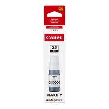 Canon GI-25 Black Ink Bottle, Pigment Ink, 67 ml, High Yield 3000 Pages, picture