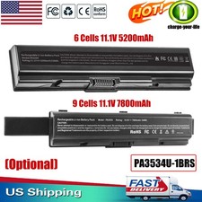 ✅PA3535U PA3534U-1BRS Battery for Toshiba Satellite A200 L300 L305 PA3727U-1BRS picture