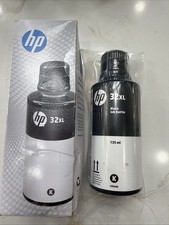 New HP 32XL 135-ml Blk 2 pk  Ink Bottle, ~6,000 pages, 1VV24AN New Exp 10/25 picture