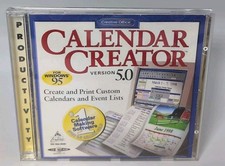 Calendar Creator Version 5.0 PC CD-ROM B503 picture