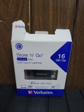 Verbatim 16gb Istore 'n' Go Dual Usb 3.0/lighting Flash Drive - 16 Gb - Usb 3.0, picture