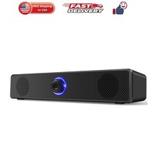 Computer Speakers, USB-A Powered PC Speakers, Wired 3.5mm AUX, No Bluetooth picture