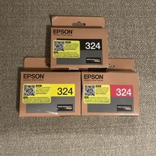 NEW GENUINE EPSON 324 3-PACK INK CARTRIDGES - T324120/420/720 Sealed Boxes 2025 picture