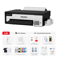A3 L8058 DTF Printer Bundle, XP600 Printhead+Shaker+Laptop,for T-shirt Printing picture