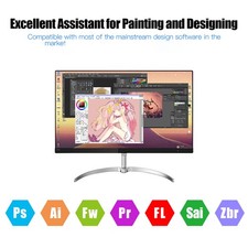 10x6 Inch Professional Graphics Drawing Tablet 12 Express Keys With 8192 GJYQ picture