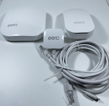 Eero Pro and Eero Beacon Models B010001 & D010001 Mesh Router System & Cables picture