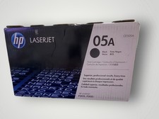 HP 05A Black LaserJet Toner Cartridge CE505A Open box - sealed bag picture