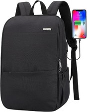 MAXTOP Deep Storage Laptop Backpack with USB Charging Port Water Resistant picture