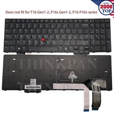 New US Keyboard for Lenovo Thinkpad P50 P15 P15s P15v P17 P16 P16s P16v Gen 123 picture