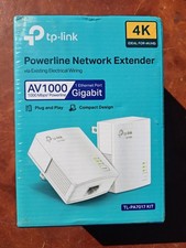 TP-Link TL-PA7017 KIT AV1000 Gigabit Powerline Ethernet Adapter New in Box picture