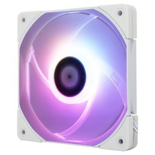 TLC12015WS CPU Fan 120mm Quiet PWM Computer Case 15mm Slimline White ARGB picture