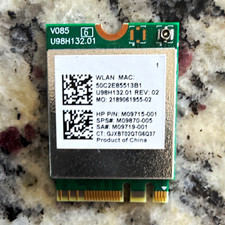 HP U98H132.01 M.2 Wireless WLAN WiFi Card 300 Mbps M09715-001 picture
